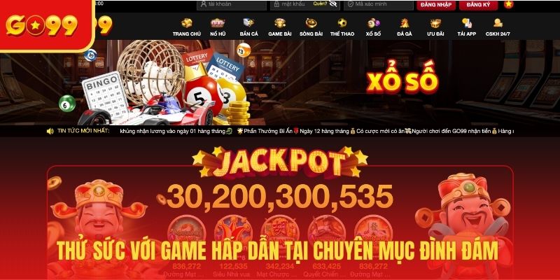 Thử sức với game hấp dẫn tại chuyên mục đình đám